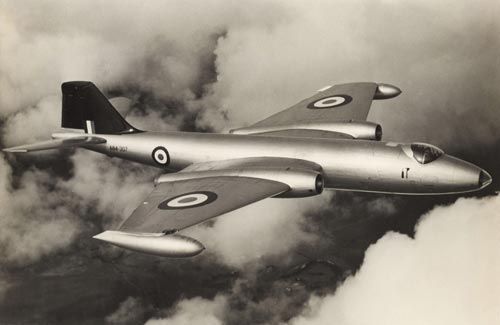 Canberra A84-307 Bomber in 1954, modified to trainer in 1959