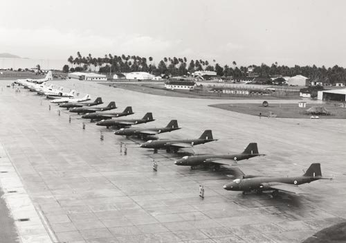 2SQN flightline RAAF Base Butterworth 1965